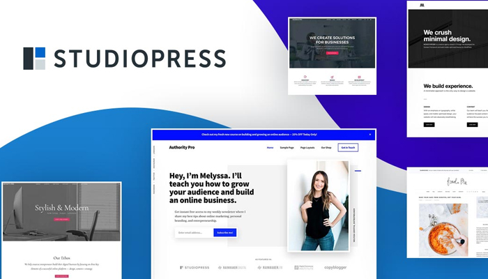 StudioPress - Theme WordPress giới thiệu công ty chuyên nghiệp nhất