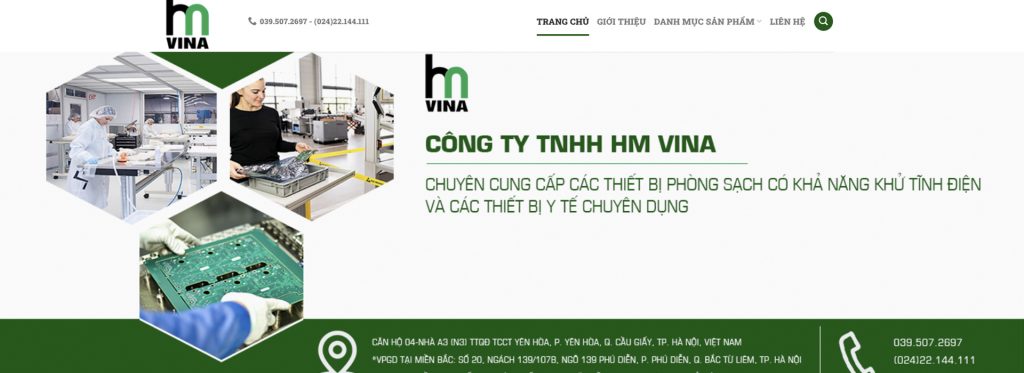 HM Vina - Công ty cung cấp thiết bị phòng sạch