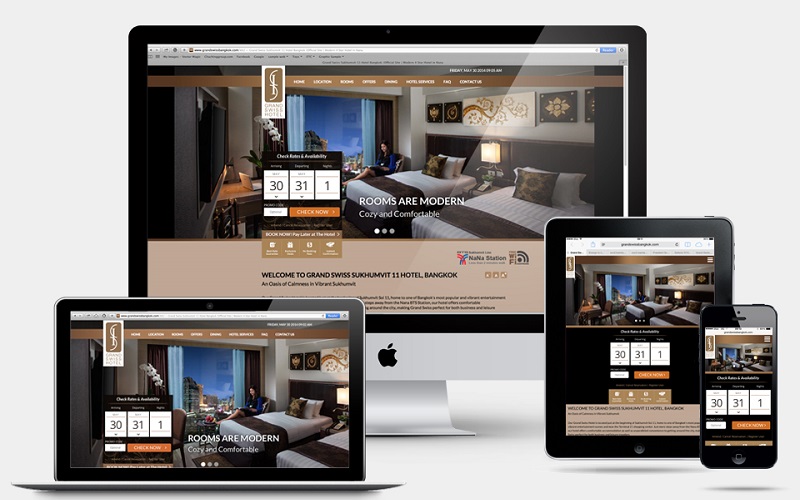 thiết kế website kinh doanh khách sạn