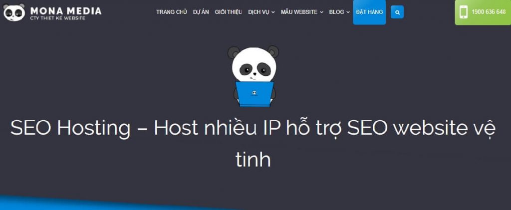 dịch vụ seo website hosting uy tín