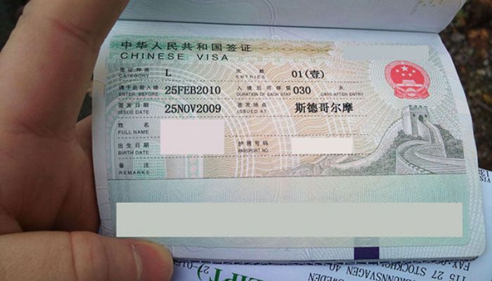 Phân loại visa Trung Quốc