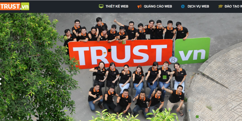 Trust.vn - Đơn vị thiết kế Website giàu kinh nghiệm