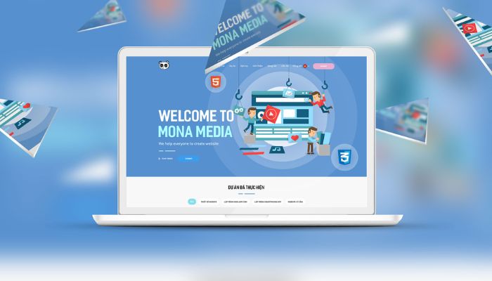 Mẫu Website bán hàng Mona