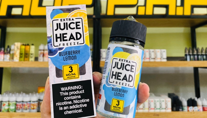 Salt Nic Juice Head Blueberry Lemon