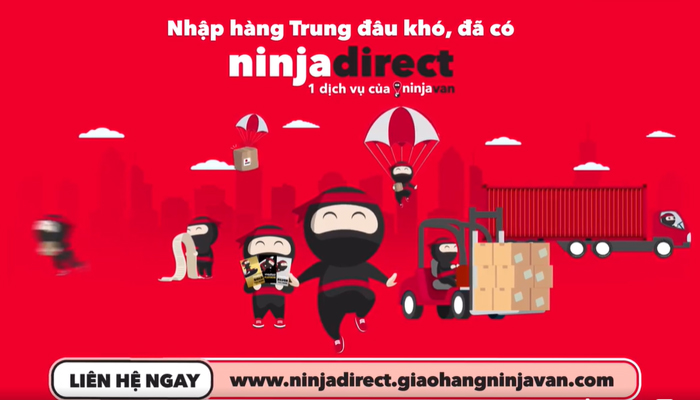 Đặt hàng dễ dàng với Ninja Direct 