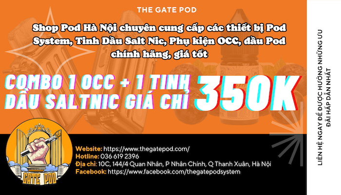 The Gate Pod - Shop Pod giá rẻ, chính hãng tại Hà Nội