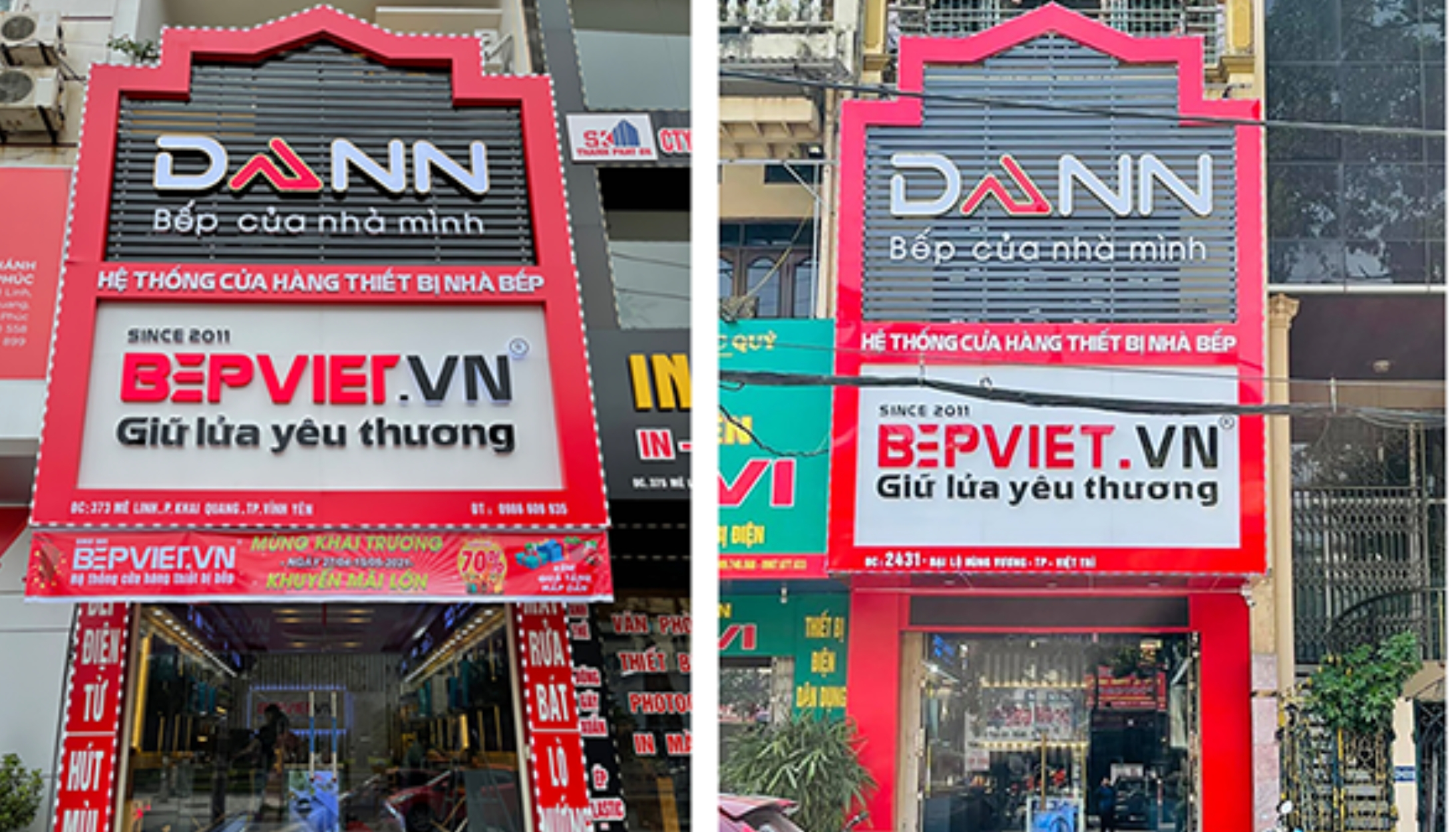 Cửa hàng Bếp Việt kinh doanh bếp gas tại Hà Nội