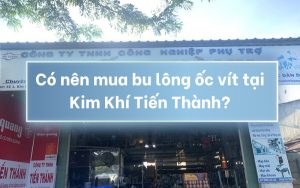 Có nên mua phụ tùng cơ khí bu lông ốc vít tại Kim Khí Tiến Thành?