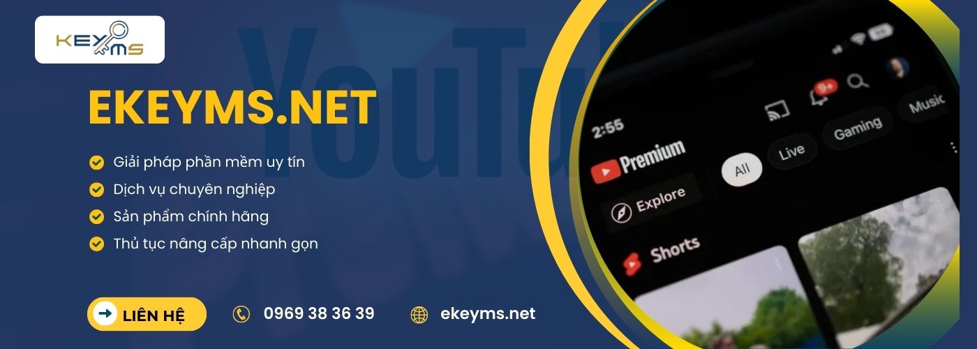 Có nên đăng ký Youtube Premium tại Ekeyms.net?