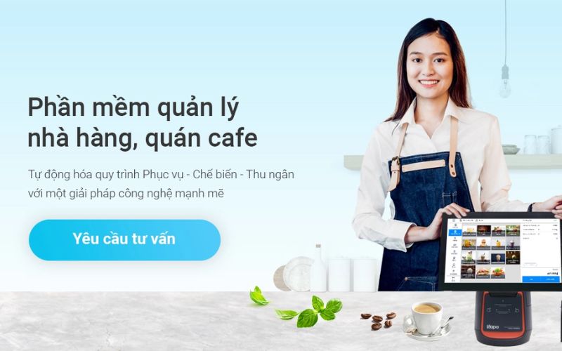 Quản lý quán ăn bằng phần mềm Sapo FnB