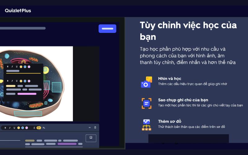 Giới thiệu về Quizlet có phí