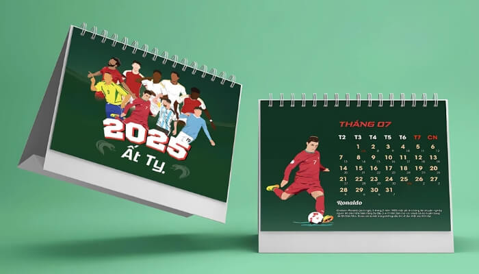 DỊch vụ in ấn lịch chuyên nghiệp Nguyễn Gia