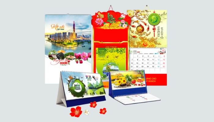 Dịch vụ in ấn Hồ Gươm chuyện nhận in lịch tết số lượng lớn, giá sỉ