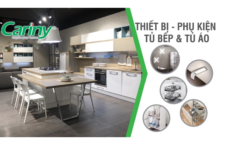 hãng phụ kiện tủ bếp Cariny