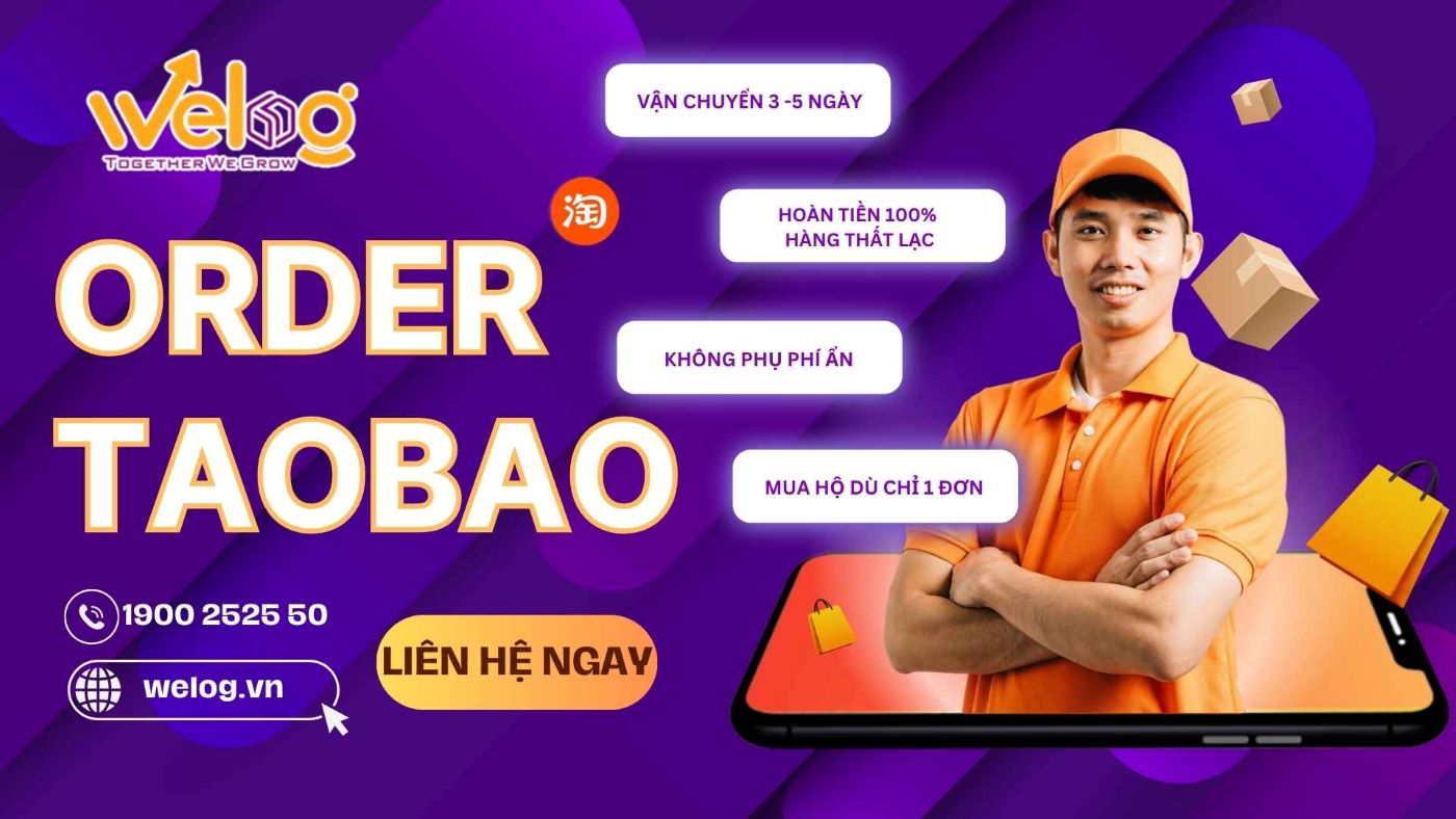 Welog Logistics - Công ty order hộ hàng hóa Taobao