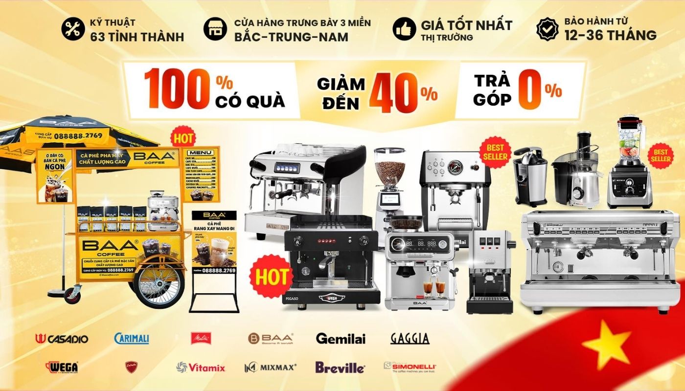 Thương hiệu máy pha nổi tiếng