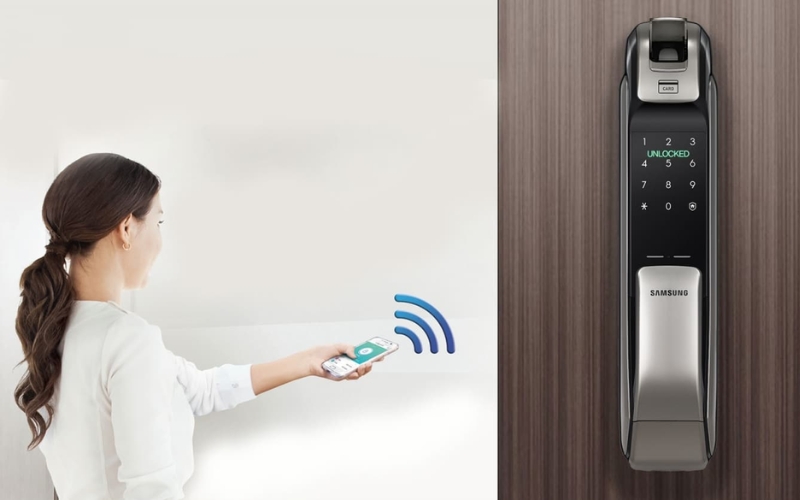 Ưu điểm khóa cửa điều khiển từ xa