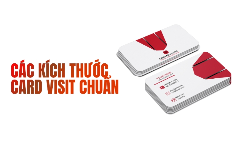 kích thước card visit