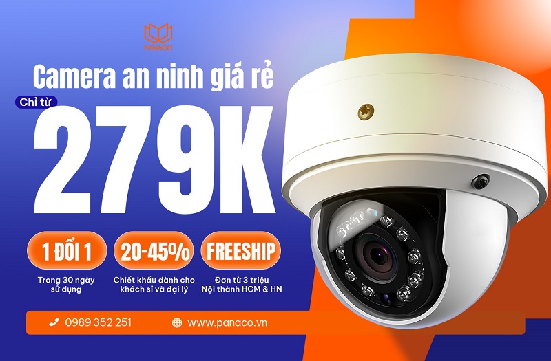đơn vị cung cấp camera chính hãng panaco