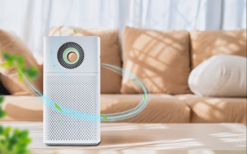 Sử dụng các thiết bị lọc và làm sạch không khí