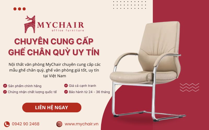 MyChair - Địa chỉ mua ghế lưới chân quỳ chính hãng