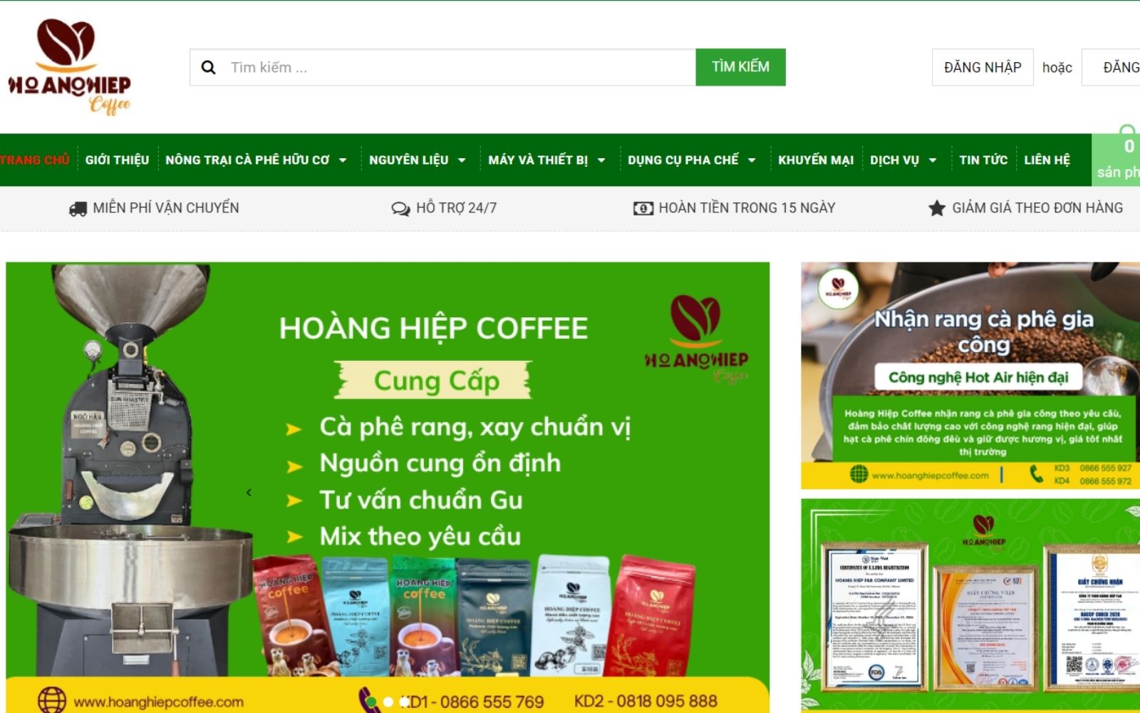 Hoàng Hiệp Coffee - công ty phân phối máy pha cà phê tự động