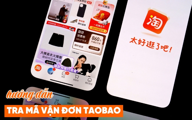 tra mã vận đơn Taobao